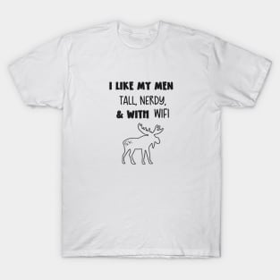 I like My Men Shirt (Black) T-Shirt